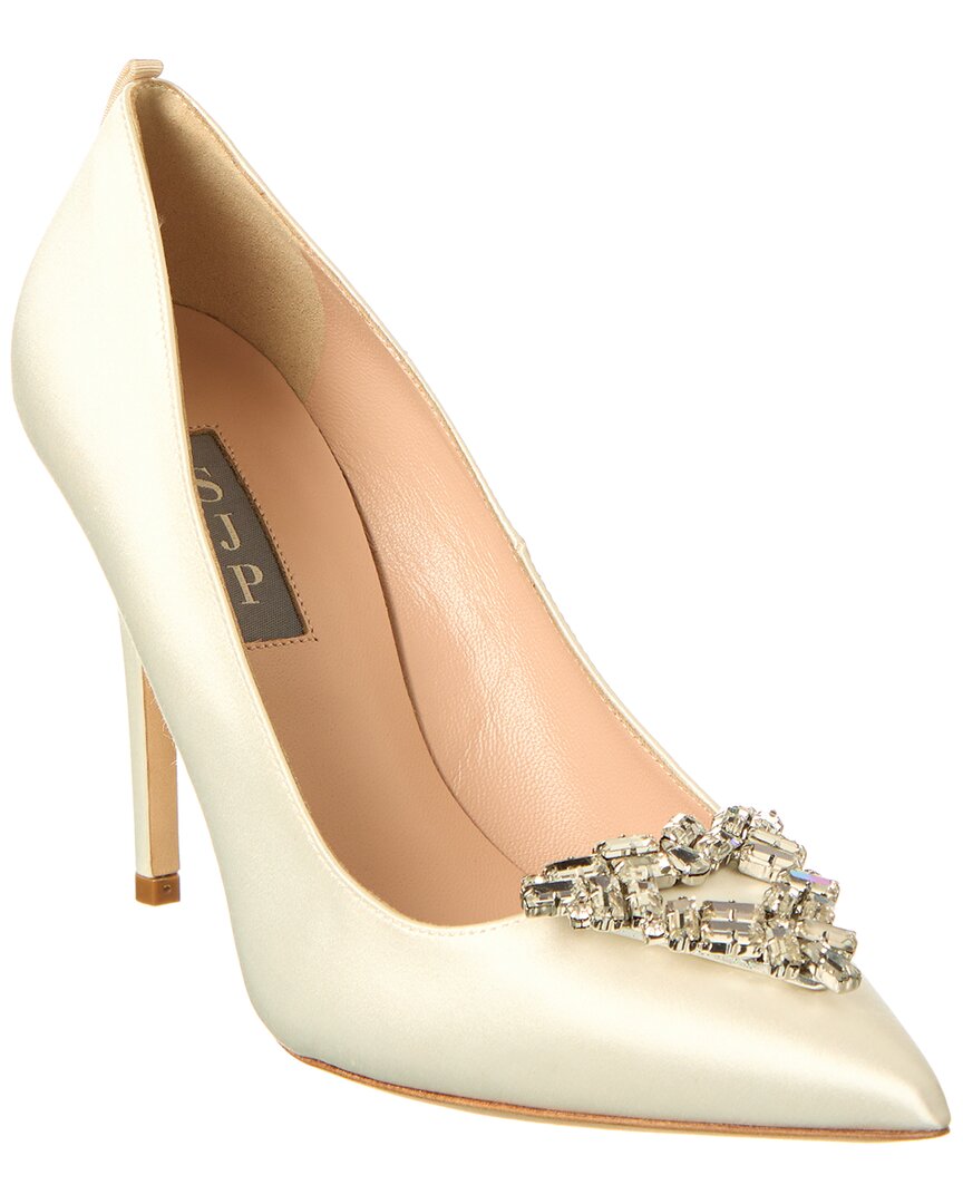 Sjp By Sarah Jessica Parker Ola 100 Satin Pump White