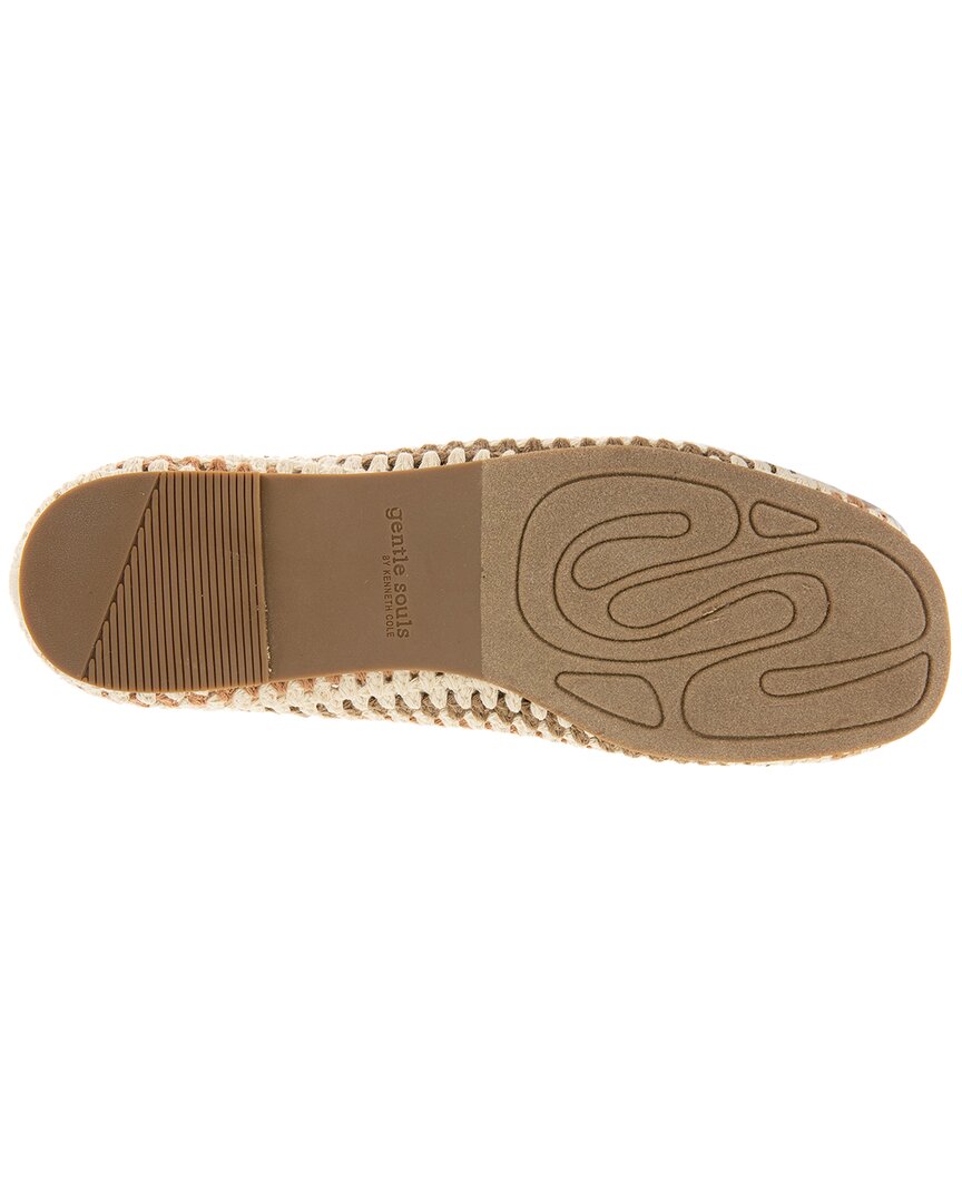 Gentle Souls By Kenneth Cole Mable Leather-Trim Flat