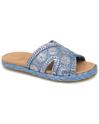 Gentle Souls By Kenneth Cole Tristan Raffia Sandal
