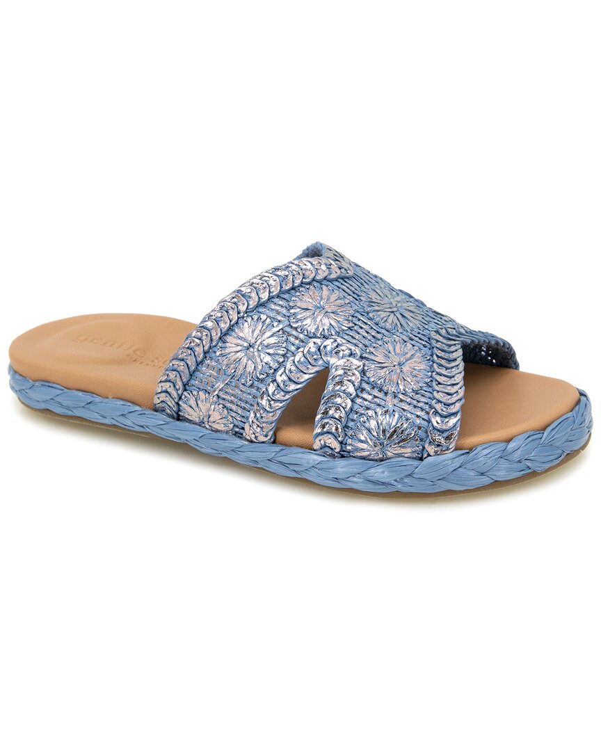 Gentle Souls By Kenneth Cole Tristan Raffia Sandal