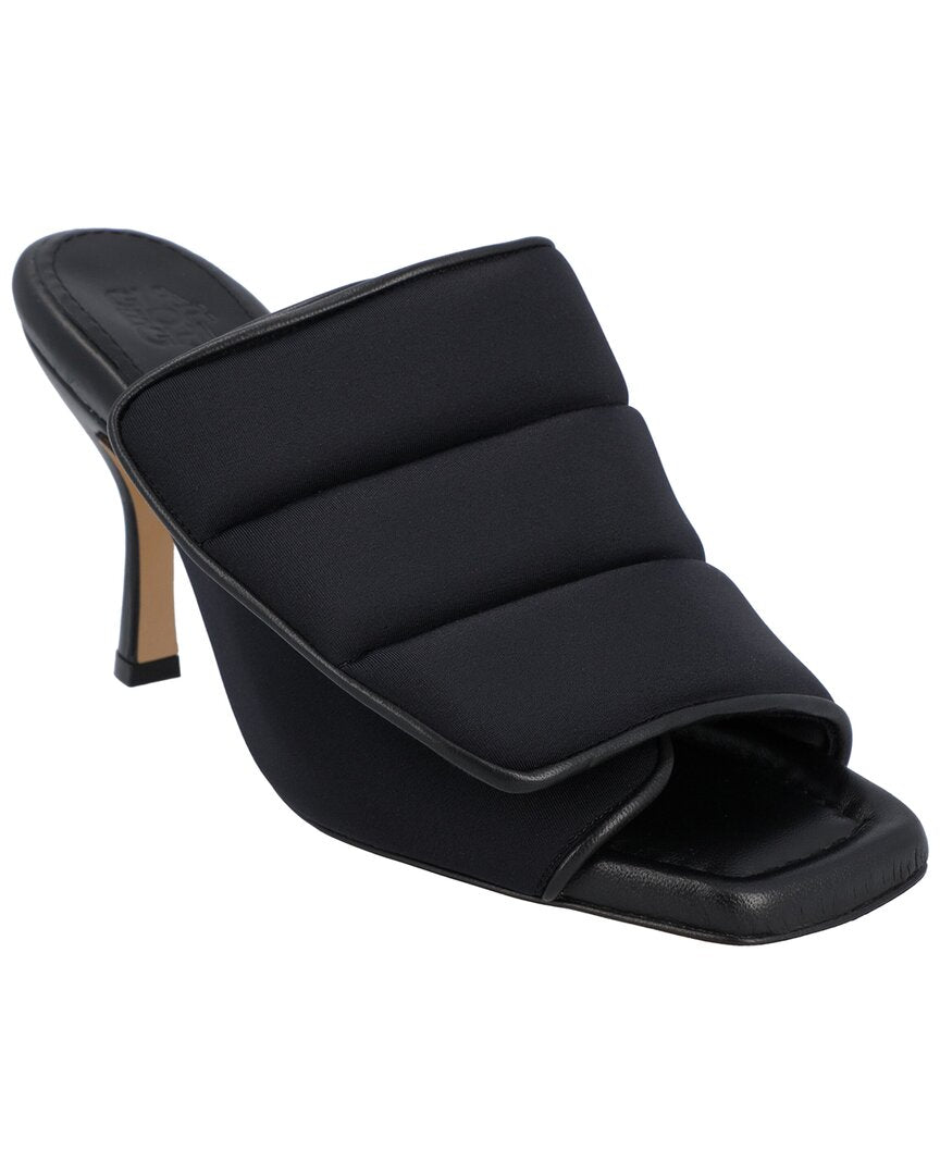 Gia Borghini Couture Leather Sandal Black