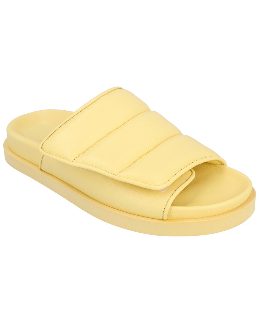 Gia Borghini Couture Leather Sandal Yellow