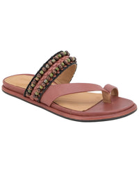 Gentle Souls By Kenneth Cole Lentini Bead Leather Sandal