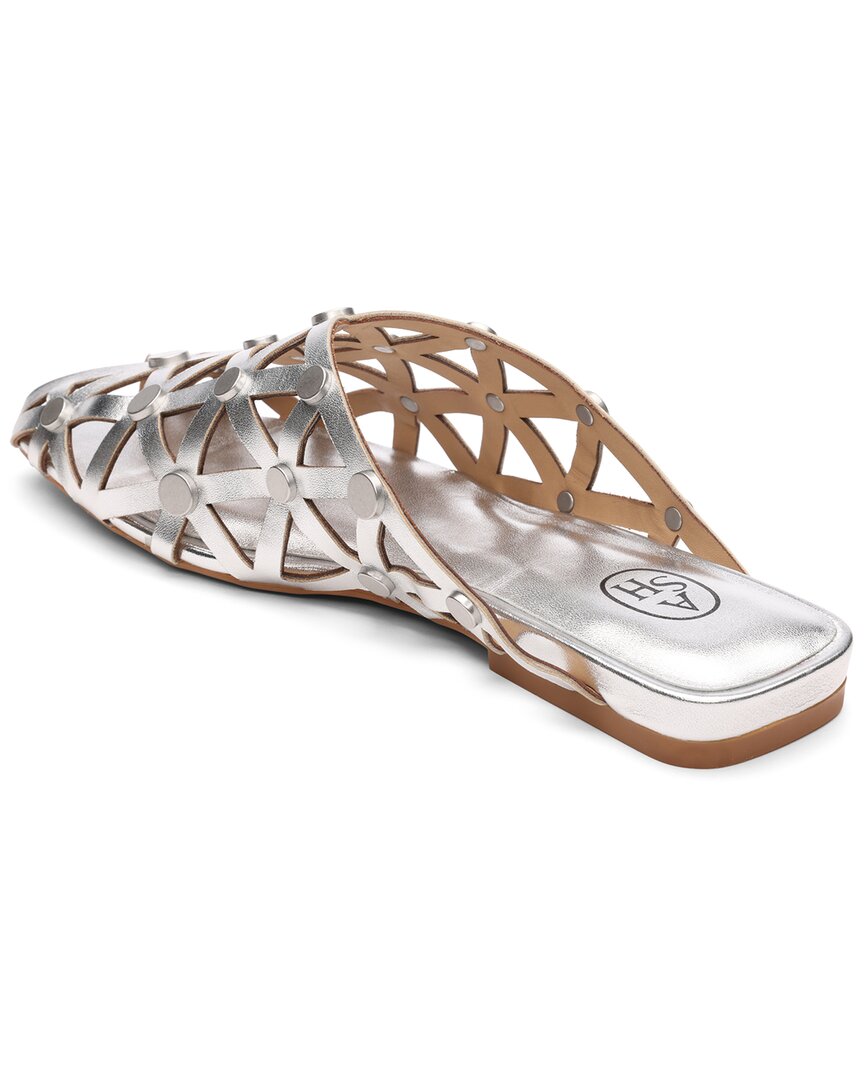 Ash Ash Bone Leather Mule