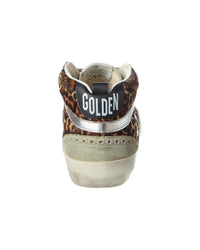 Golden Goose Mid Star Haircalf & Leather Sneaker