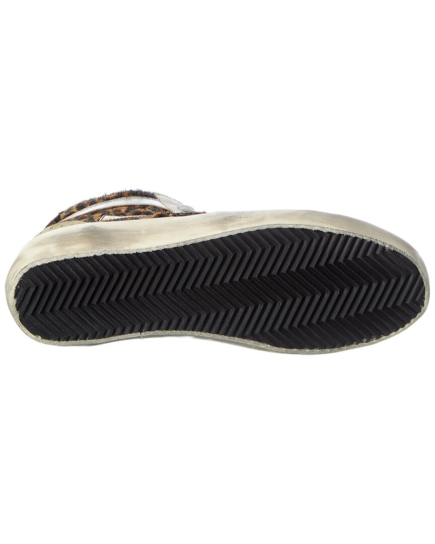 Golden Goose Mid Star Haircalf & Leather Sneaker