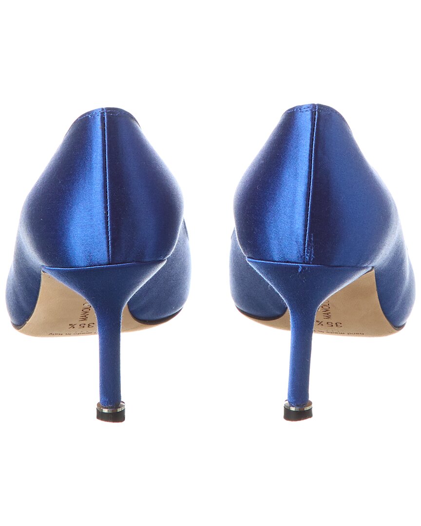 Manolo Blahnik Hangisi 70 Satin Pump (Authentic Pre-Owned)