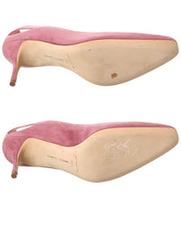 Pre-Owned Manolo Blahnik Toplaca 70 Suede Pump (Authentic Pre-Loved)