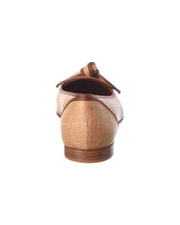 Alexandre Birman Grosgrain Raffia Loafer