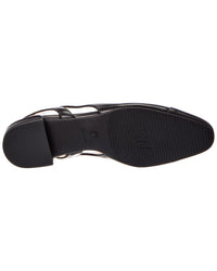 Stuart Weitzman Stuart Weitzman Sleek Leather Slingback Flat