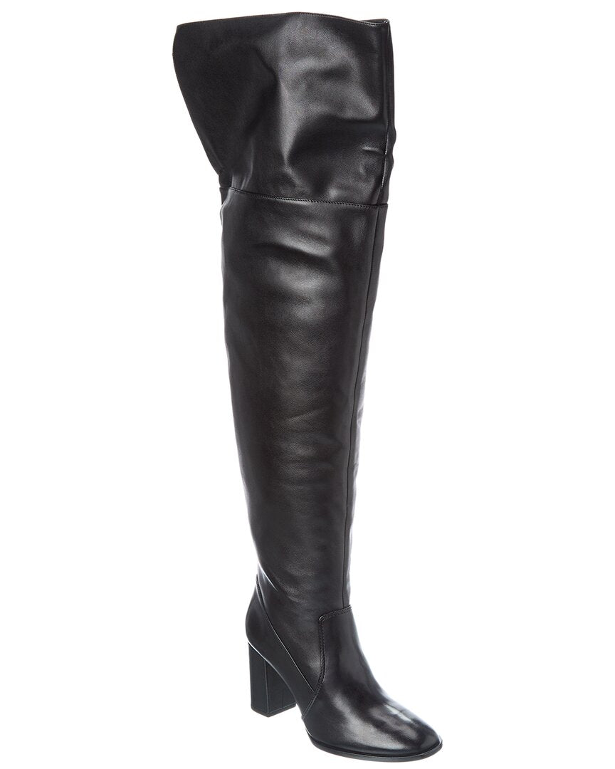 Schutz Terrance Block Leather Over-The-Knee Boot