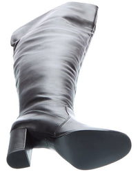 Schutz Terrance Block Leather Over-The-Knee Boot
