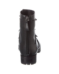Alexandre Birman Lolita Leather Combat Bootie