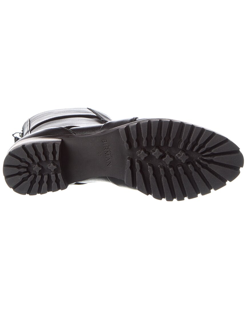 Alexandre Birman Lolita Leather Combat Bootie