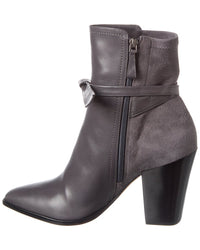 Alexandre Birman Clarita Tie 90 Leather & Suede Bootie