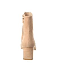 Stuart Weitzman Milla Chain 60 Zip Suede Bootie