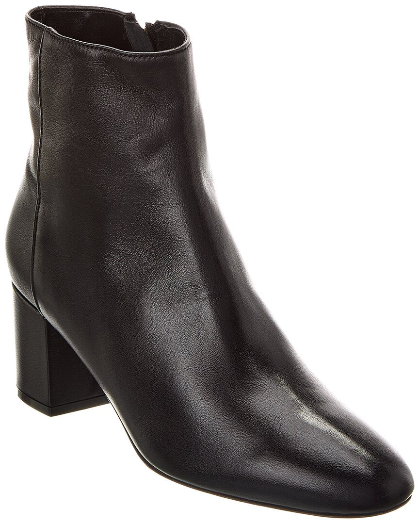 Bruno Magli Vinny Leather Bootie Black Nappa