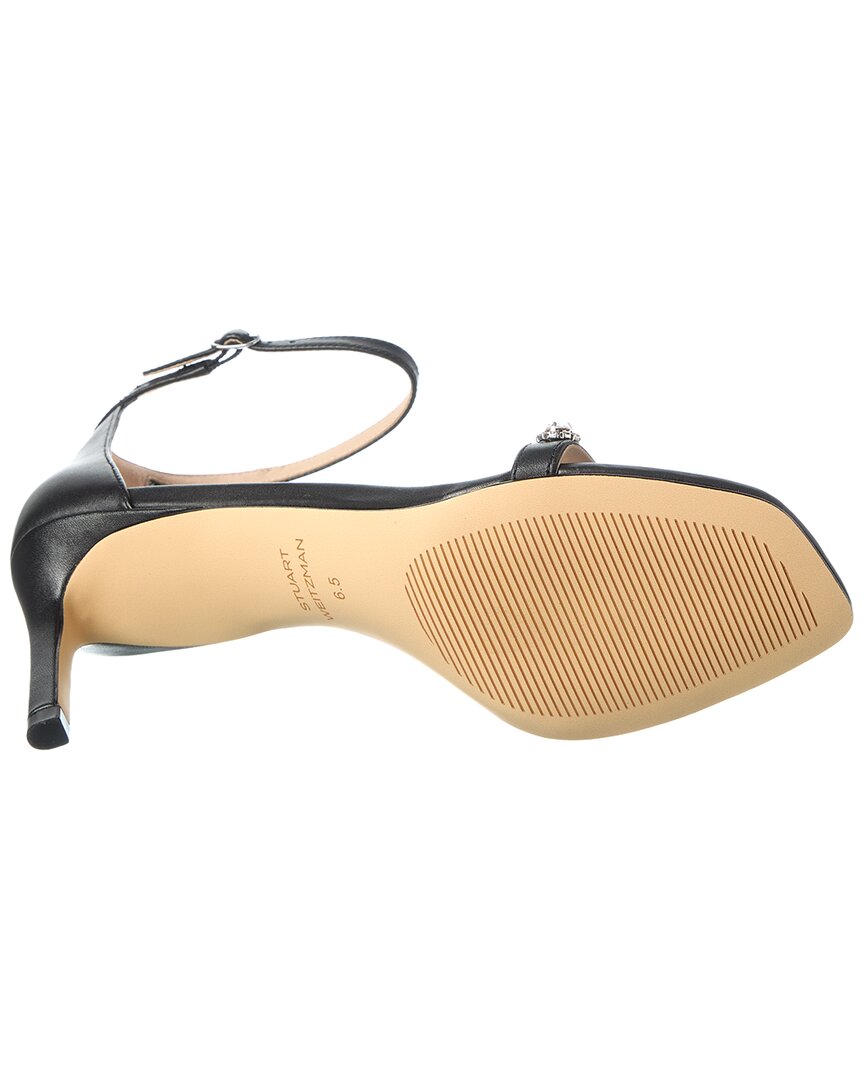 Stuart Weitzman Justina 75 Leather Sandal