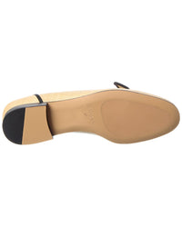 Alexandre Birman Grosgrain Raffia Loafer