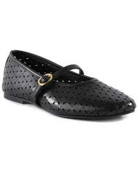 Seychelles Skyler Leather Flat Black