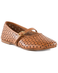 Seychelles Skyler Leather Flat Tan