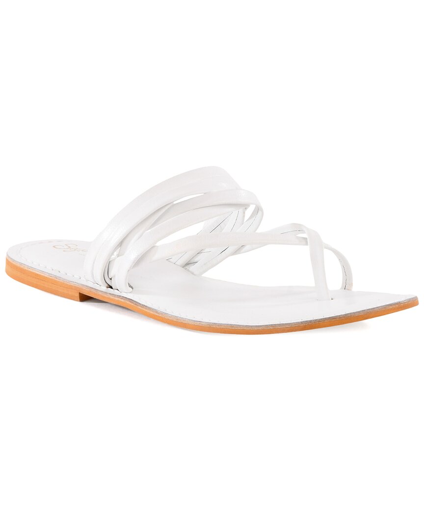 Seychelles Reezie Leather Sandal Off White Leather