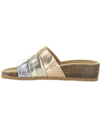 Bos. & Co. Libby Metallic Leather Sandal