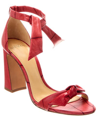 Alexandre Birman Clarita Curve Beleaf 90 Leather Sandal Pink