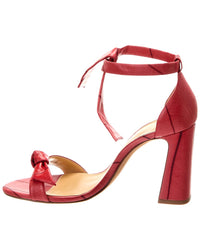 Alexandre Birman Clarita Curve Beleaf 90 Leather Sandal