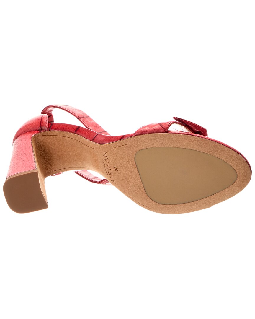 Alexandre Birman Clarita Curve Beleaf 90 Leather Sandal