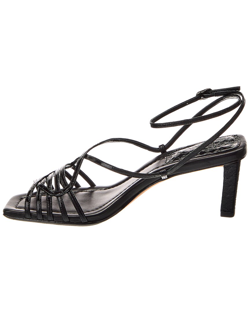 Alexandre Birman Naya 50 Embossed Leather Sandal