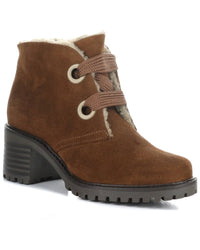 Bos. & Co. Index Waterproof Suede Boot 36 Redwood