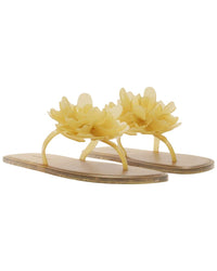 FARM Rio Farm Rio Buttermilk Flower Jelly Flat Sandal
