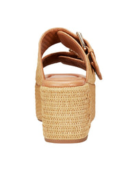 Marc Fisher Ltd Poppy Leather-Trim Sandal