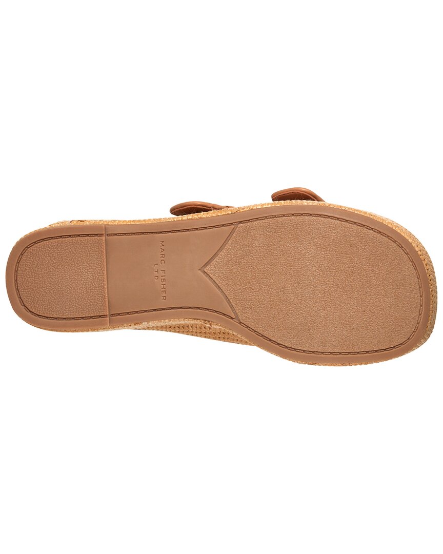 Marc Fisher Ltd Poppy Leather-Trim Sandal