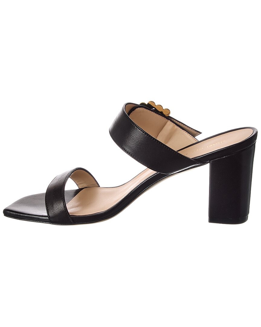 Stuart Weitzman Piper 75 Block Leather Sandal