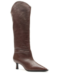 Vicenza Montreal Leather Boots Brown Multi