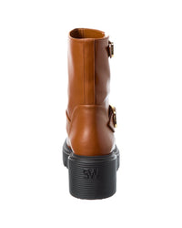 Stuart Weitzman Soho Leather Moto Bootie