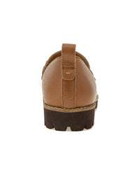 Gentle Souls By Kenneth Cole Eugene Lug Bit Leather Flat