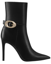 Stuart Weitzman Stuart Weitzman Stuart Power Buckle Leather Bootie