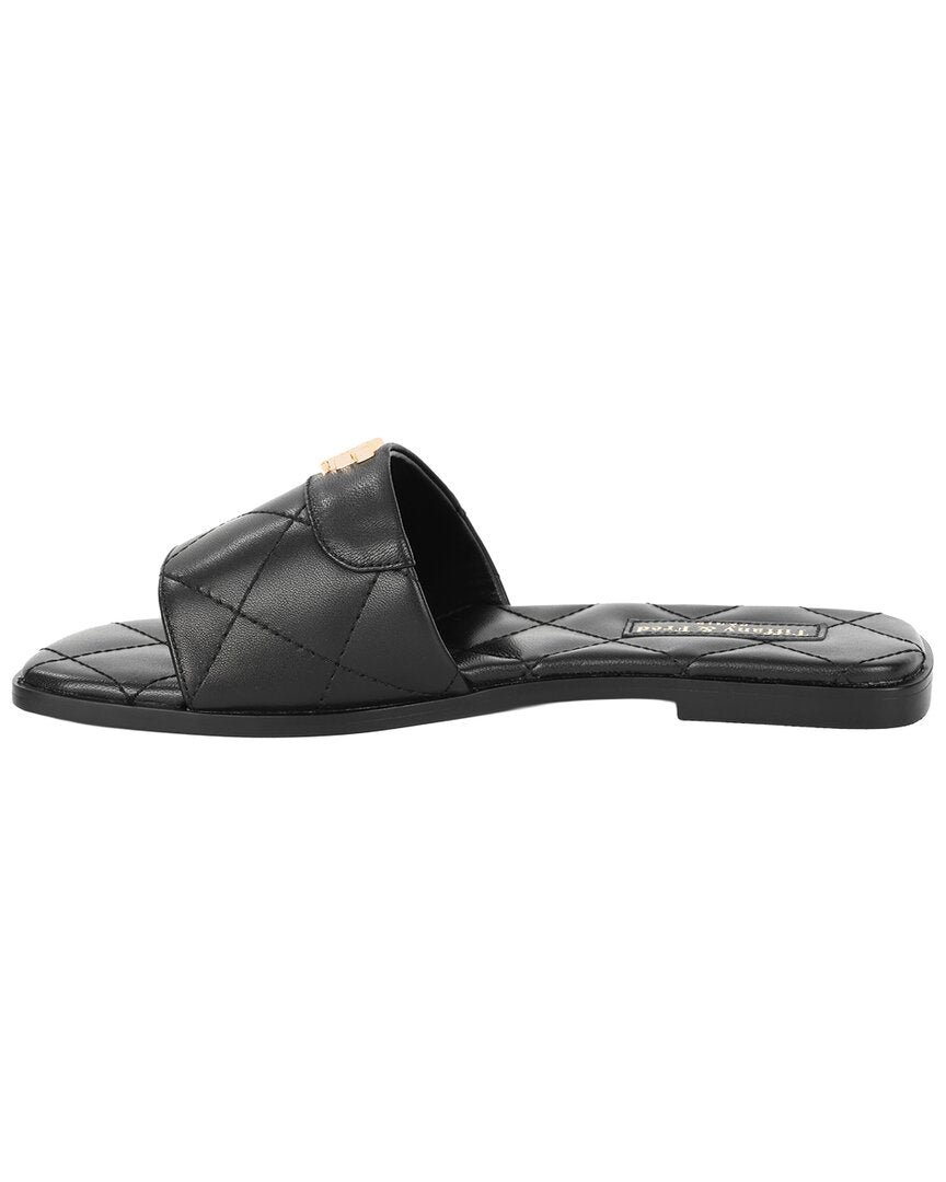 Tiffany & Fred Paris Quilted Leather Sandal