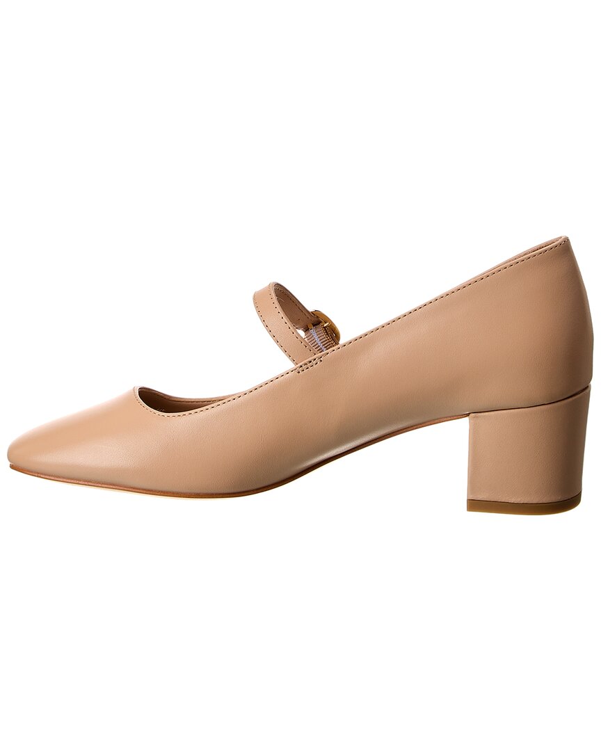Stuart Weitzman Stuart Weitzman Louise 50 Block Leather Mary Jane Pump