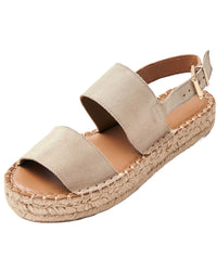 ALOHAS Alohas Double Strap Leather Sandal