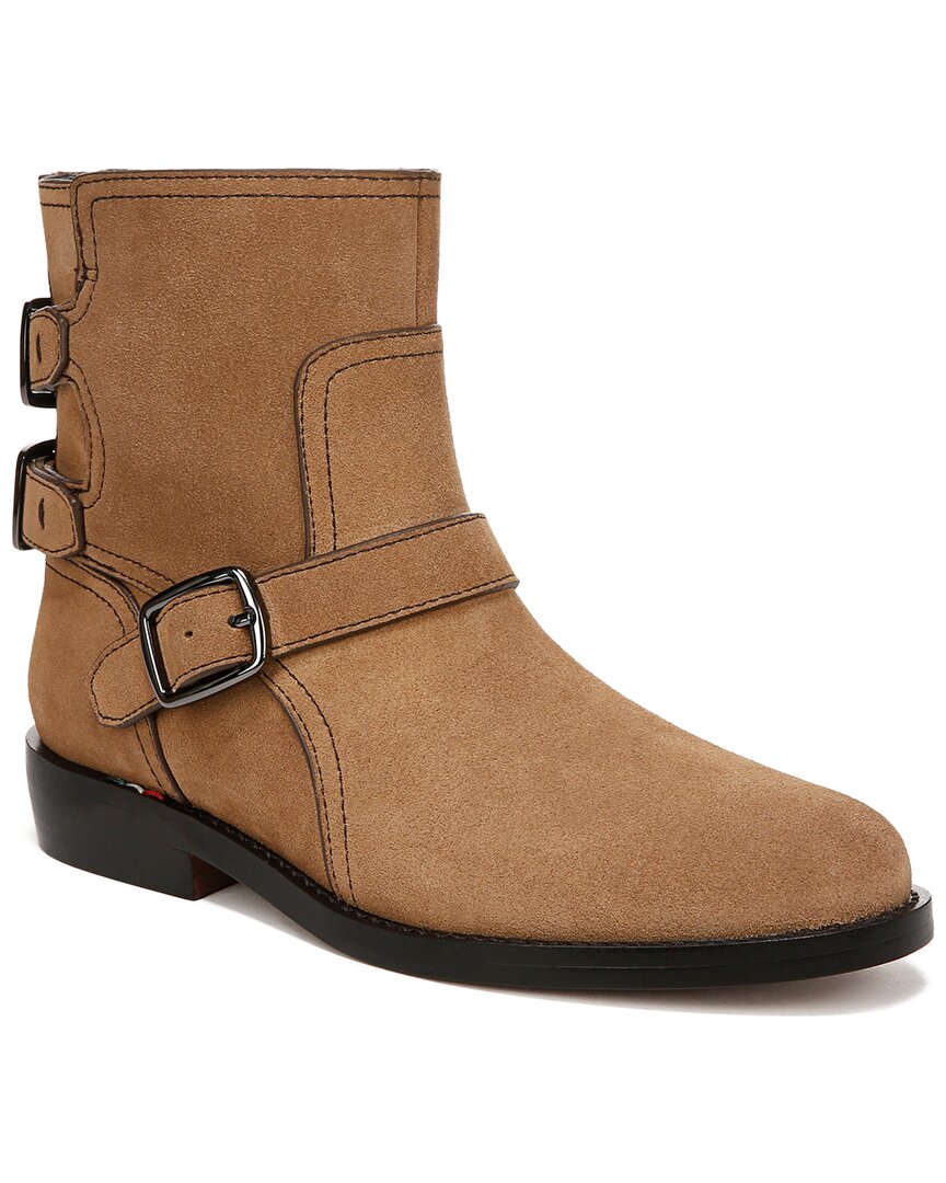 Franco Sarto L-Prina Suede Boot Brown Multi