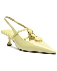 Vicenza Servia Patent Sling-Back Yellow