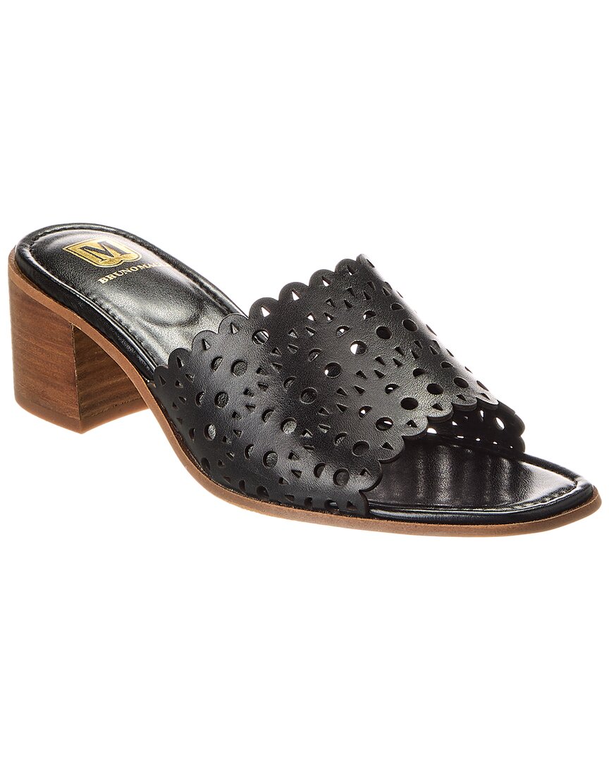 M By Bruno Magli Ariana Leather Sandal Black