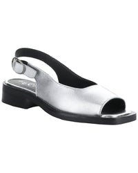 Bos. & Co. Elena Metallic Leather Sandal