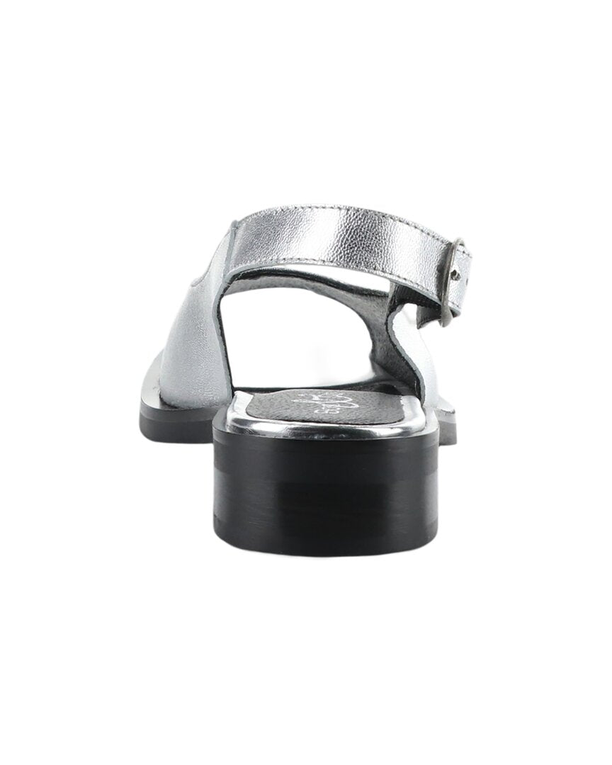 Bos. & Co. Elena Metallic Leather Sandal