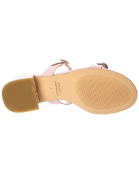 Stuart Weitzman Ginger Xtal Block 35 Leather Sandal