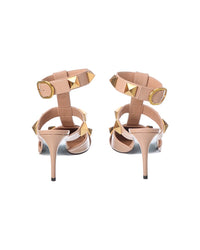 Valentino Valentino Roman Stud 80 Leather Ankle Strap Pump